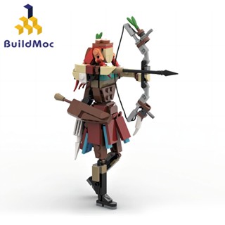 Buildmoc Horizon Forbidden West Aloy บล็อคตัวต่อ โมเดลของเล่น ของขวัญ สําหรับเด็ก 240 ชิ้น MOC-120739