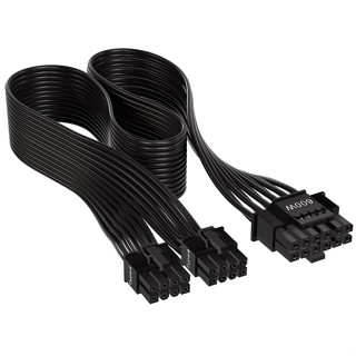 CORSAIR 12+4pin 600W PCIe 5.0 12VHPWR Type4 PSU Power Cable (สายไฟการ์ดจอ)