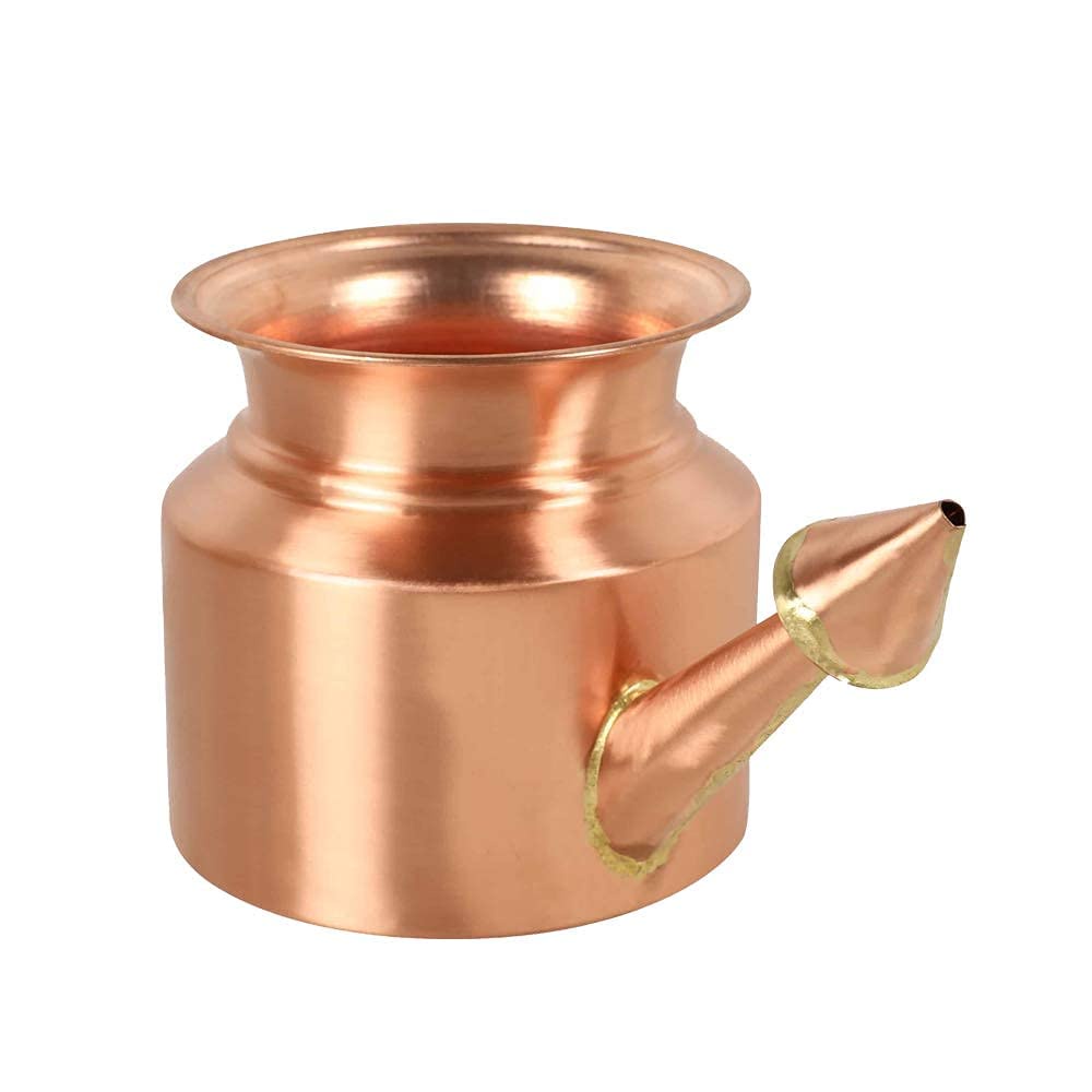 Copper Neti Pot/Lota For Yoga and Sinus