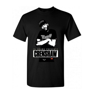 [COD] {พร้อมส่ง เสื้อยืดแขนสั้นลําลอง ผ้าฝ้าย 100% พิมพ์ลาย Nipsey Hussle Crenshaw พลัสไซซ์ ของขวัญวันเกิด สําหรับผ