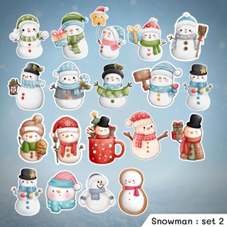 พร้อมส่ง...ตัวรีดติดเสื้อ/หมวก/กางเกง ตัวรีดการ์ตูน snowman ตัวรีดติดผ้าลายสโนว์แมน