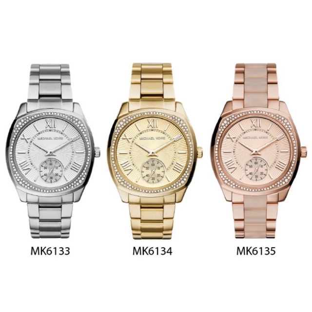 OUTLET WATCH นาฬิกา Michael Kors OWM404 นาฬิกาข้อมือผู้หญิง นาฬิกาผู้ชาย แบรนด์เนม  Brandname MK Watch รุ่น MK6135