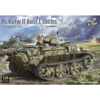 โมเดลรถถัง Border Model 1/35 BT-018 PZ.KPFW II AUSF.L LUCHS LATE PRODUCTION