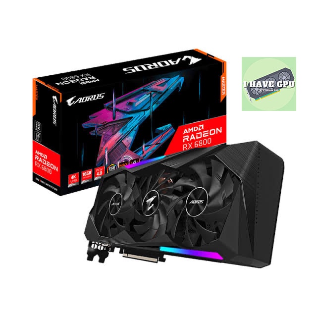 GIGABYTE AORUS RX6800 MASTER 16GB GDDR6