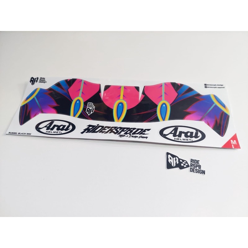 RUSSEL BLACK RR5 - RX7 RR5 สติ๊กเกอร์ท่อระบายน้ํา