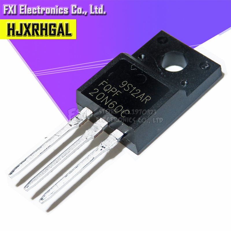 มอสเฟต FQPF20N60 20N60 20N60C FQPF2060C FQPF20N60C TO-220 TO220 10 ชิ้น