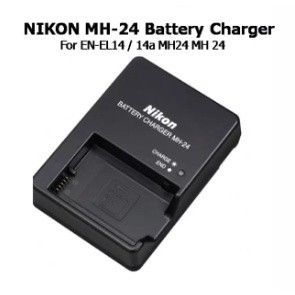 ของแท้!!! NIKON MH-24 Battery Charger EN-EL14 / 14a MH24 MH 24 ถูกที่สุด