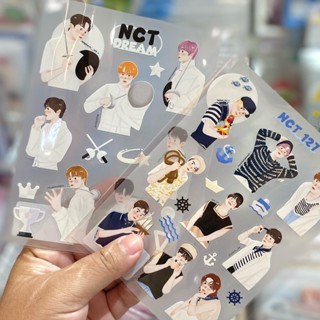 (สินค้าพร้อมส่ง) สติกเกอร์แฟนอาร์ต nct dream nct 127 Season Greeting 2023 เนื้อ PVC กันน้ำอย่างดี