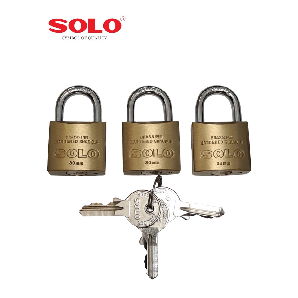 Solo No.8430/3-30 MM. กุญแจคีย์อะไลท์โซโล (3 ตัวชุด)