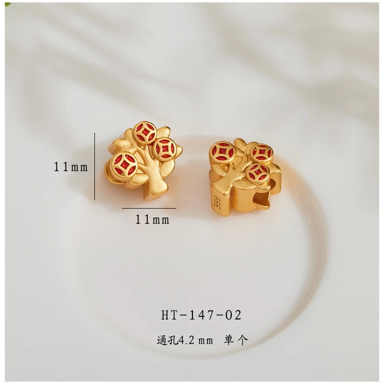 สร้อยข้อมือ ประดับลูกปัด สีทอง เหมาะกับการเต้นรํา สไตล์โบราณ diy Sp thumbnail 10