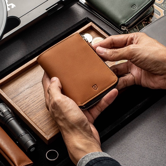 𝐆 𝐚 𝐥 𝐚 𝐡 𝐚 𝐝 Micro L ZIP Wallet กระเป๋าสตางค์ซิป ขนาดสุด compact