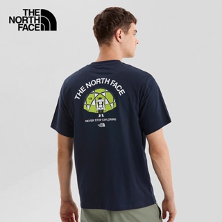 เสื้อยืดแขนสั้น ระบายอากาศได้ดี ลาย The North Face สวมใส่สบาย แฟชั่นฤดูใบไม้ผลิ และกลางแจ้ง สําหรับคู่รัก | 7we1