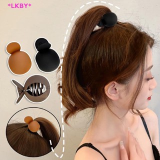 Luckybabys&gt; Women Girls Geometric Hair Claw Solid Color Hairpin High Ponytail Fixed Artifact Gifts Hair ClipHair Accessories new