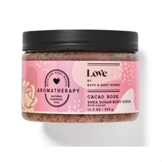 BATH AND BODY WORKS : CACAO ROSE SHEA  SUGAR BODY SCRUB 355g