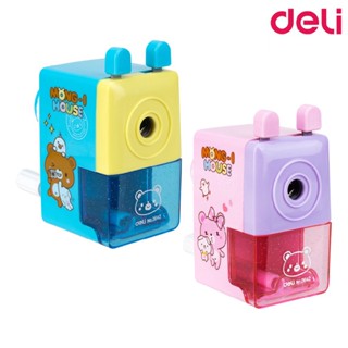 กบเหลาดินสอ เครื่องเหลาดินสอ Deli 0642 Pencil Shaepener กบเหลาดินสอลายน่ารัก [S24]