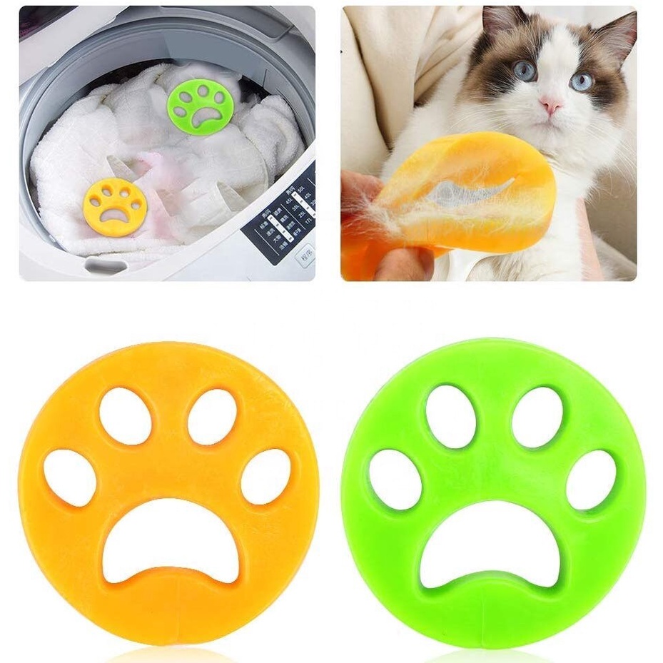 COD ซิลิโคนกําจัดขนเสื้อผ้า 2pcs กําจัดฝุ่น สัตว์เลี้ยง เหนียว ที่ดักสิ่งสกปรก ซักได้ ใช้ซ้ำได้ เครื่องมือทำความสะอาด