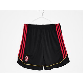 กางเกงขาสั้น สีดํา สไตล์เรโทร AC Milan 06-07