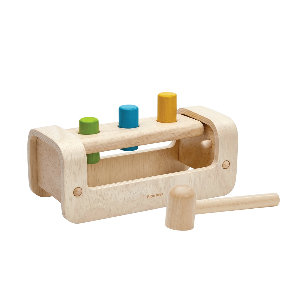 PlanToys طاولة دق الأوتاد الخشبية 5397 ‏(12+ شهراً) — صورة 4