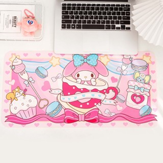 SANRIO แผ่นรองเมาส์ คีย์บอร์ด ลายการ์ตูนซานริโอ้ กันน้ํา ขนาดใหญ่ 30x60 ซม. สําหรับตกแต่งโต๊ะ