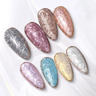 สีเจลมุก เม็ดสีแน่น ทาง่าย สีเงาสวยมากมี 8 สีสวยๆขนาด8ml. 🦄 พร้อมส่งในไทย 🦄