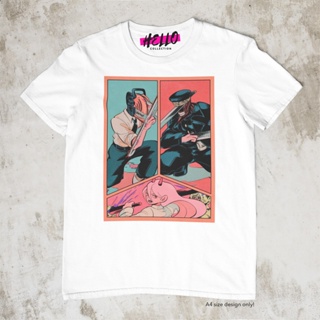 เสื้อยืดสีขาว Anime Shirt Chainsaw Man - Anime Shirt Design 10เสื้อยืด เสื้อยืดสีพื้น_22
