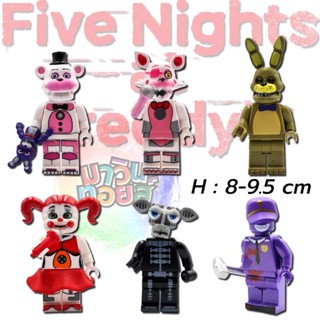 โมเดล ไฟน์ไนท์ แอน เฟรดดี้ 6 แบบ ชุด ภาค 5 H:8-9.5 cm. mawintoys