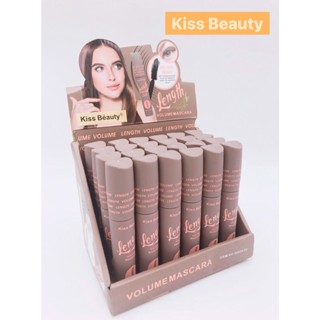 📌Kiss Beauty มาสคาร่า ดำสนิท มาสคาร่ากันน้ำ ติดทนนาน ก่อตัวเร็ว ไม่เป็นก้อน เพิ่มความหนาให้ขนตา ให้ขนตาดูมีน้ำหนัก