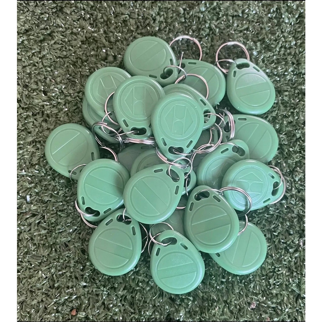 คีย์การ์ด แบบเหรียญ กลม สีเขียว อ่าน และ เขียน Copy Card 20 ชิ้น