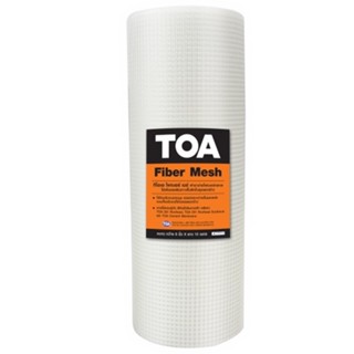 TOA Fiber Mesh ตาข่ายไฟเบอร์เสริมแรงสำหรับกันซึม 8 นิ้ว X 10 เมตร