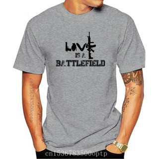 New 2021ly arrived good quality fashion style cotton t-shirt printed Love is a battlefield men cotton t shirt