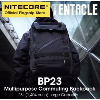 Nitecore BP23 23L กันน้ำ Commuter กระเป๋าเป้สะพายหลัง Overnighter เดินป่ากีฬากระเป๋าเป้สะพายหลัง600Dสำหรับ15.6 "แล็ปท็อป