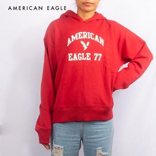 American Eagle Side Slit Hoodie เสื้อ ฮู้ดดี้ ผู้หญิง  (NWSH 045-1828-600)