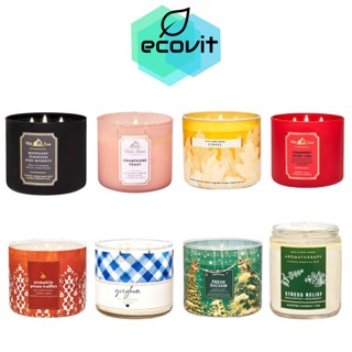 BATH AND BODY WORKS เทียนหอม Bath&amp;Body Works 3-wicks candle ขนาดใหญ่