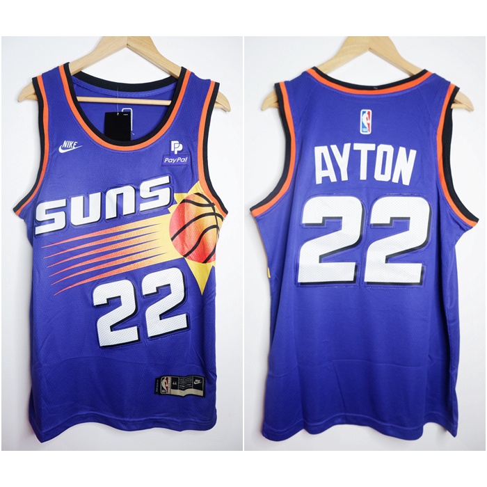 UNGU NBA SUNS 22 DEANDRE AYTON CLASSIC EDITION เสื้อบาสเก็ตบอลสีม่วง 22/23