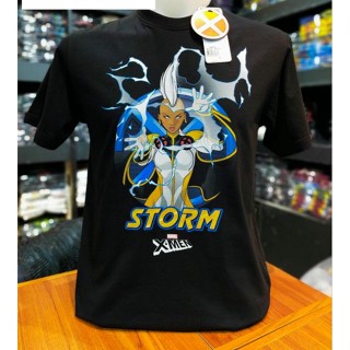 เสื้อยืดMarvel ลิขสิทธิ์แท้ ลายStorm X-MEN สีดำ (MVX-338)