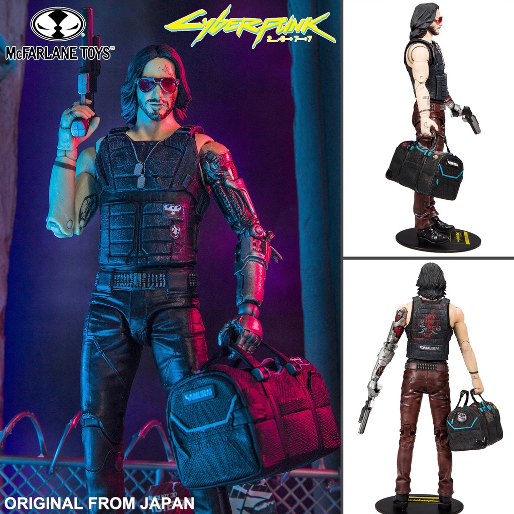 งานแท้ Mcfarlane Toys Cyberpunk 2077 ไซเบอร์พังก์ Johnny Silverhand จอห์นนี่ ซิลเวอร์แฮนด์ Keanu Ree