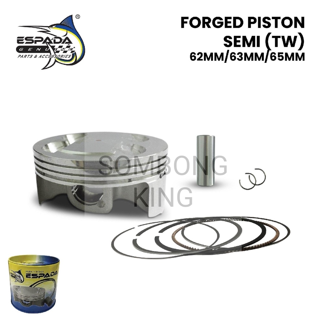 PISTON KIT FORGED SEMI (ESPADA) 65MM LC135 (TW)