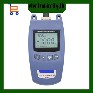 Ftth เครื่องทดสอบสายไฟเบอร์ออปติก -70dBm~+10dBm SC/FC