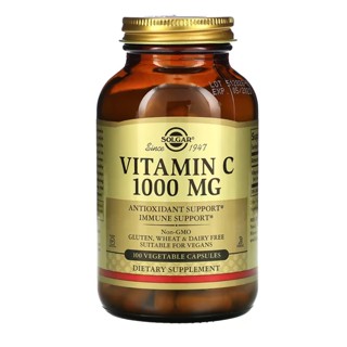 Solgar, Vitamin C 1000 mg 100 Vegetable Capsules