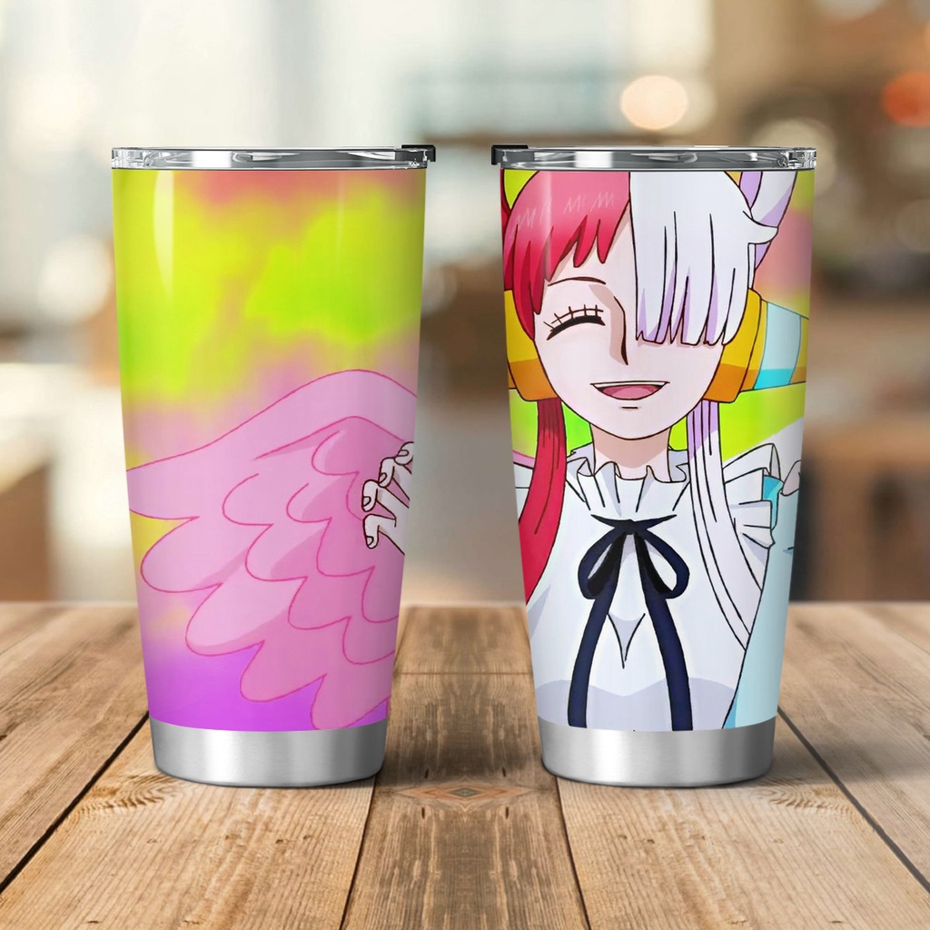 ถ้วยเก็บความร้อน One Piece UTA - ถ้วย 600ml รุ่น 2 - มังงะ พิมพ์อนิเมะบน Demand