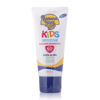 Banana Boat Kids Sensitive Mineral Based SunScreen Lotion SPF50+ PA++++ 90ml บานาน่าโบ๊ท กันแดดสำหรับเด็ก