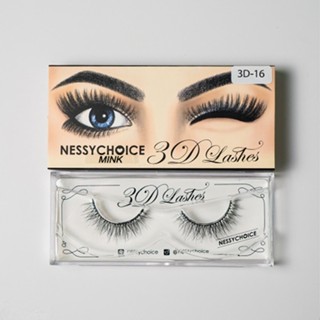 Nessychoice ขนตาปลอมขนไหม 3D silk lash รหัส 3D -16