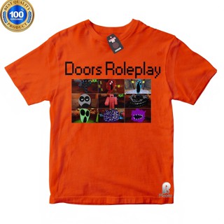 เสื้อยืด ผ้าฝ้าย พิมพ์ลาย ALL MONSTER+MORPHS IN DOORS ROLEPLAY [ROBLOX] สําหรับเด็ก