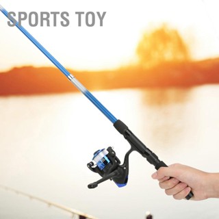 Sports Toy 1.8M Portable Ultralight Nylon Beginner Telescopic Fishing Rod with Reel Accessories Kit