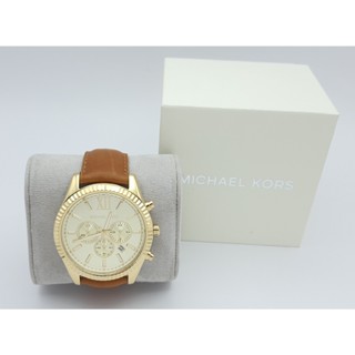 นาฬิกา MICHAEL KORS MENS MK8447 44 MM LEXINGTON QUARTZ CHRONOGRAPH พร้อมกล่อง (ใหม่)