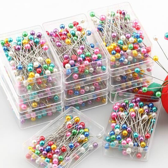 เข็มเย็บผ้า หัวสเตนเลส 38 มม. คุณภาพสูง สําหรับทําเครื่องประดับ ของขวัญ Diy 100 ชิ้น