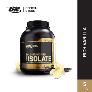 Optimum Gold Standard Isolate Whey Protein 5.20lbs. โอเอ็น ไอเอสโอ โกสแตนดาร์ท ขนาด 2.36kg