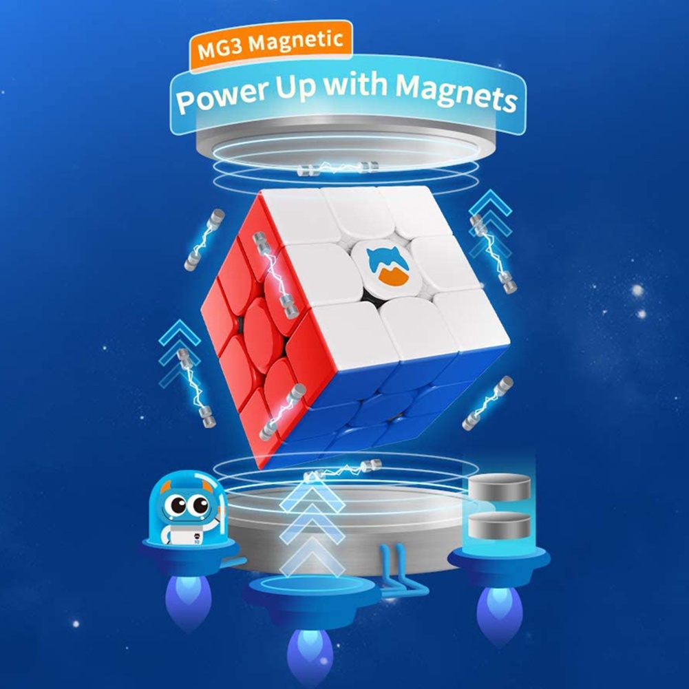 รูบิค Cube GAN Monster GO Ai 3x3x3 Magnetic มีแม่เหล็ก รูบิก MG3 AI Cube Rubik MG - รูปที่ 4