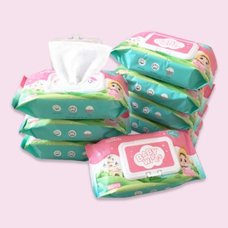 HappyThai กระดาษทิชชู่เปียก Baby Wipes สูตรน้ำบริสุทธิ์ 80 แผ่น