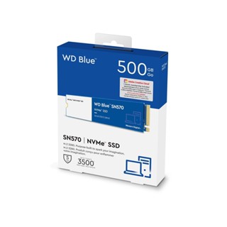 SSD 500GB WD BLUE SN570 NVMe M.2 2280 (WDS500G3B0C) ประกัน 5 ปี